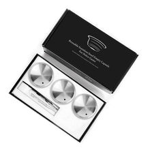 Load image into Gallery viewer, 3 Pods 1 Tamper Dolce Gusto Reusable Capsule Recargable Nescafe Capsulas Metal Dolce Gusto